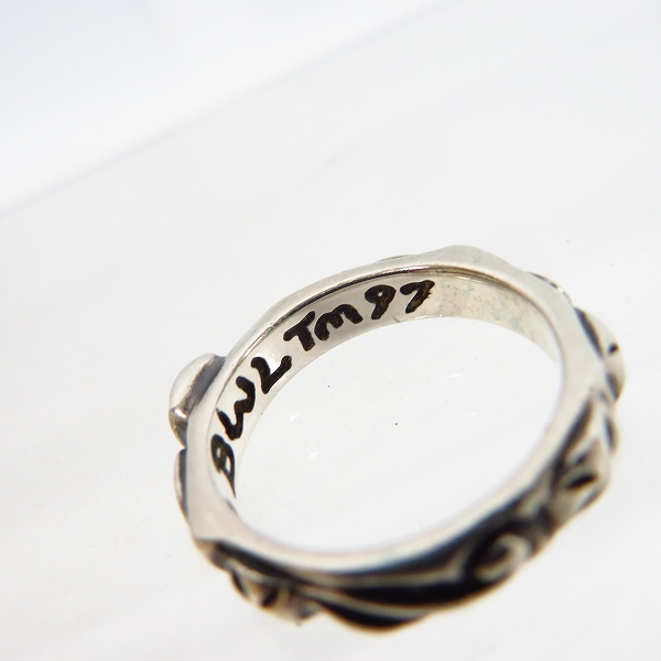 実際に弊社で買取させて頂いたBWL/ビルウォールレザー THIN CROSS シンクロスリング R202 7号の画像 5枚目