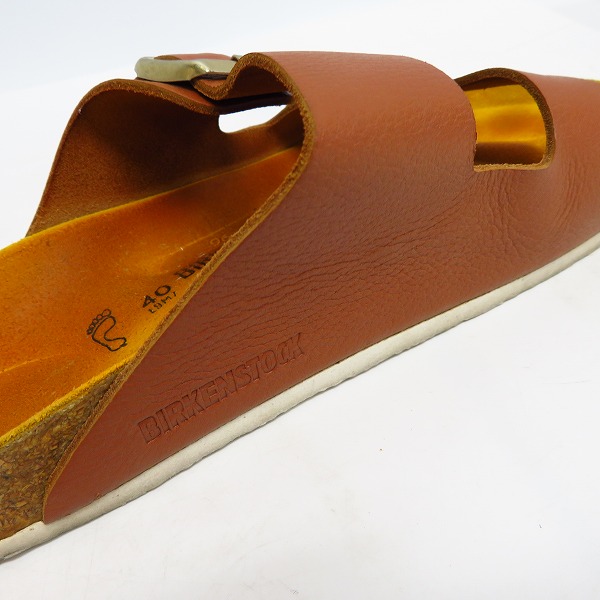 実際に弊社で買取させて頂いたBIRKENSTOCK/ビルケンシュトック レザーサンダル/40の画像 7枚目