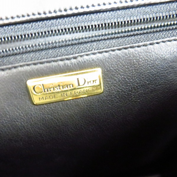 実際に弊社で買取させて頂いたChristian Dior クリスチャンディオール レザー ハンドバッグの画像 4枚目