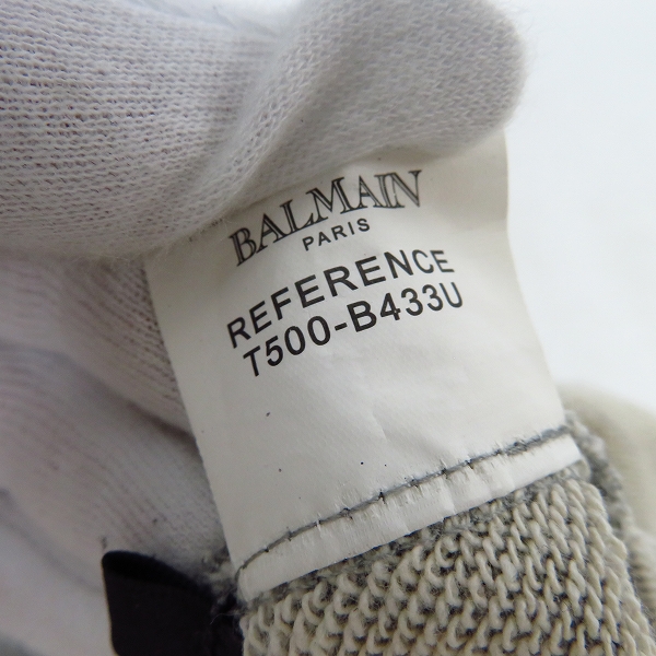 実際に弊社で買取させて頂いたBALMAIN/バルマン スウェット バイカーパンツ グレー T500-B433U Mの画像 5枚目