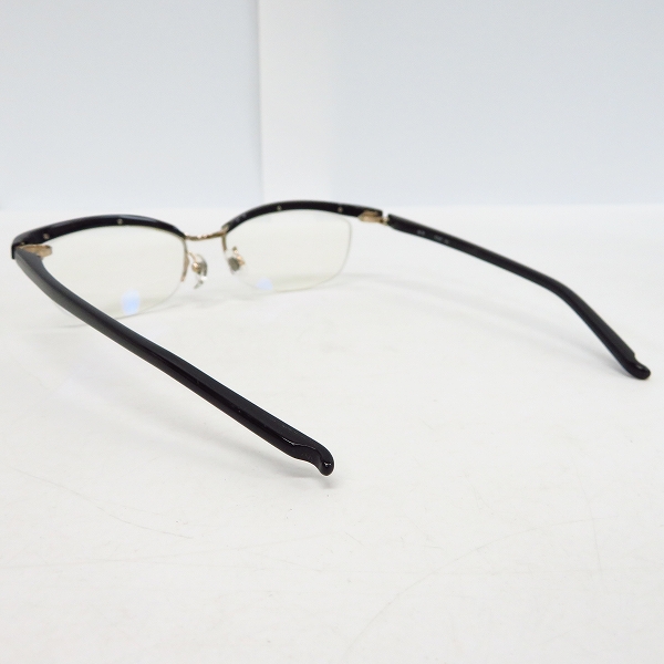 実際に弊社で買取させて頂いた999.9/フォーナインズ コンビネーション 眼鏡/メガネフレーム M-18 133の画像 1枚目