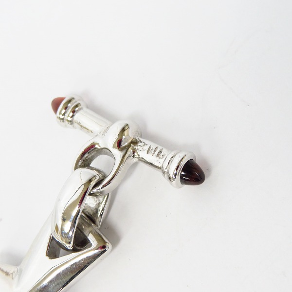 実際に弊社で買取させて頂いたBWL/ビルウォールレザー マリブクロス ペンダント トップ/Tバー の画像 4枚目