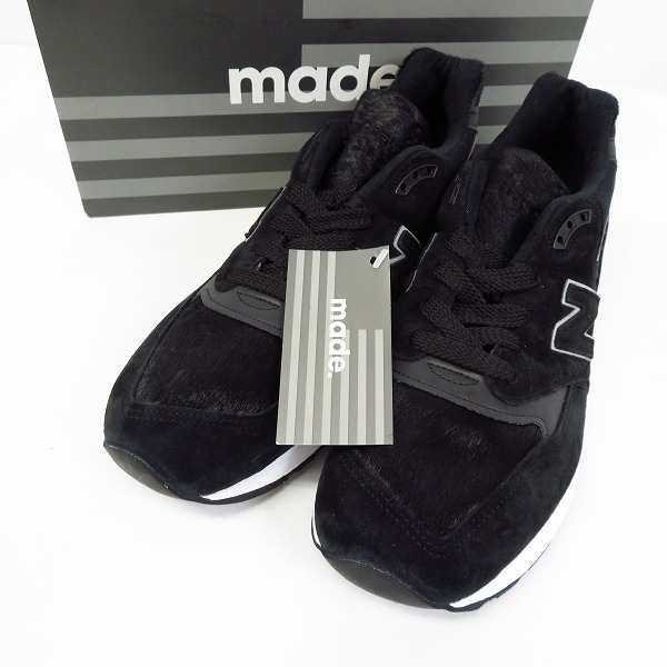 未使用】New Balance/ニューバランス USA製 ハラコ切替