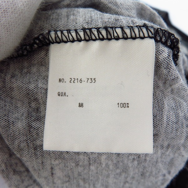 実際に弊社で買取させて頂いたLAD MUSICIAN/ラッドミュージシャン 総柄プリントＴシャツ 42の画像 3枚目