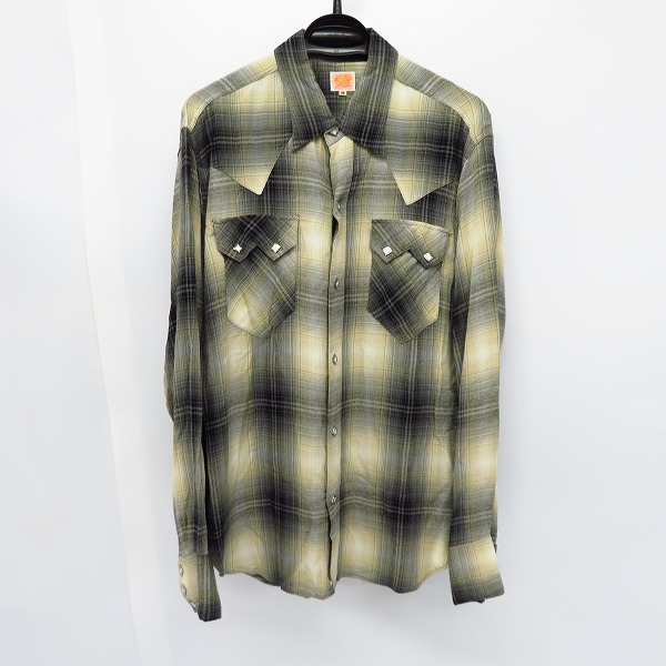 実際に弊社で買取させて頂いたSUGAR CANE/シュガーケーン チェックシャツ SC21866/M 