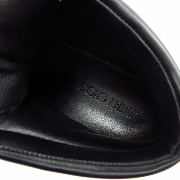 実際に弊社で買取させて頂いたJIMMY CHOO/ジミーチュウ BELGRAVI TOM ハイカットスニーカー/43の画像 4枚目