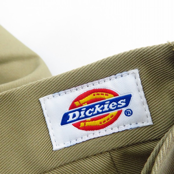 実際に弊社で買取させて頂いた【未使用】FACTOTUM×DICKIES/ファクトタム×ディッキーズ 1タックロングベルトチノスラックス BEIGE/09050136/46の画像 3枚目