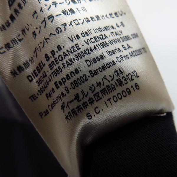 実際に弊社で買取させて頂いたDIESEL BLACK GOLD/ディーゼルブラックゴールド 半袖Tシャツ/Mの画像 5枚目