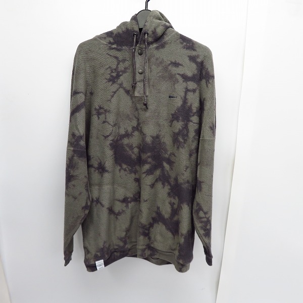 実際に弊社で買取させて頂いた【18SS】DESCENDANT/ディセンダント BAJA TIE DYE HOODED SWEATSHIRT パイル生地パーカー/1