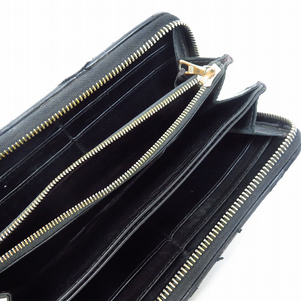 実際に弊社で買取させて頂いた【ギャラ付】BWL/BILL WALL LEATHER/ビルウォールレザー ラウンドジップ/ロングウォレットの画像 3枚目