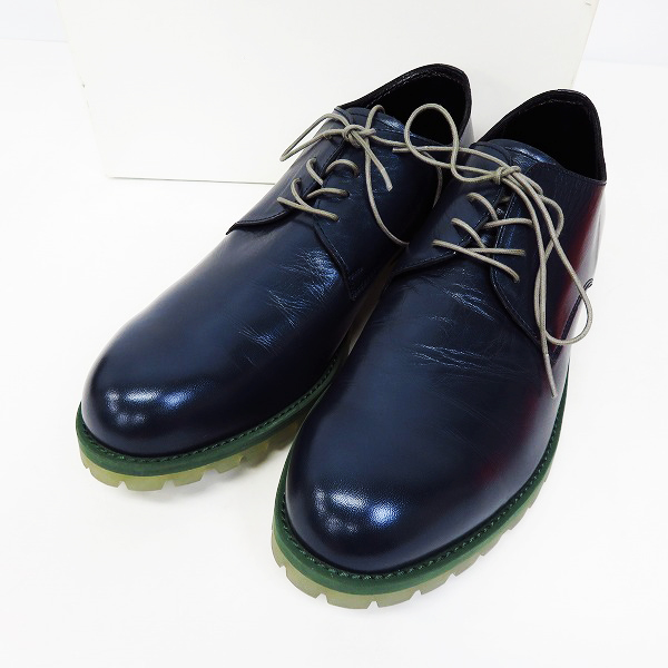 実際に弊社で買取させて頂いたPADRONE×DISCOVERED/パドローネ×ディスカバード DERBY PLAIN TOE SHOSE/42