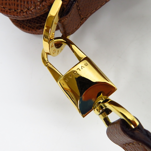 実際に弊社で買取させて頂いたBVLGARI/ブルガリ Decollete 2way ラージサイズハンドバッグ 21216の画像 7枚目