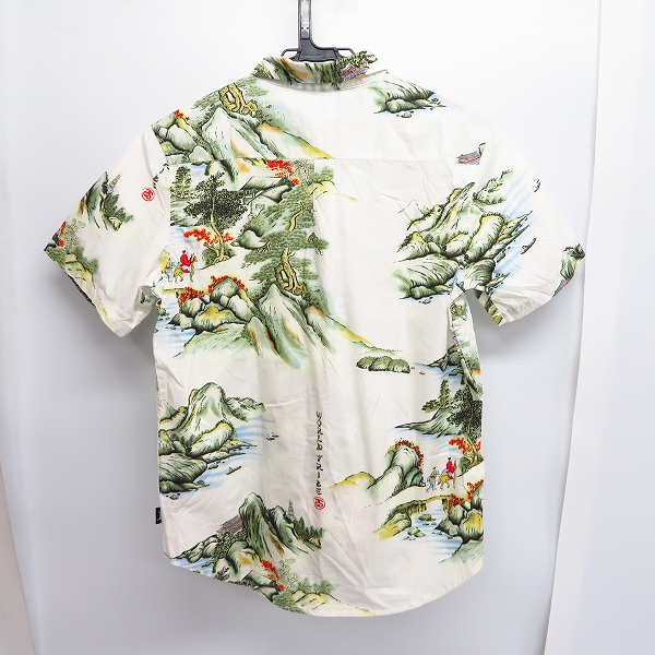 実際に弊社で買取させて頂いたSTUSSY×Hoffman/ステューシー×ホフマン 総柄 半袖アロハシャツ/Mの画像 1枚目