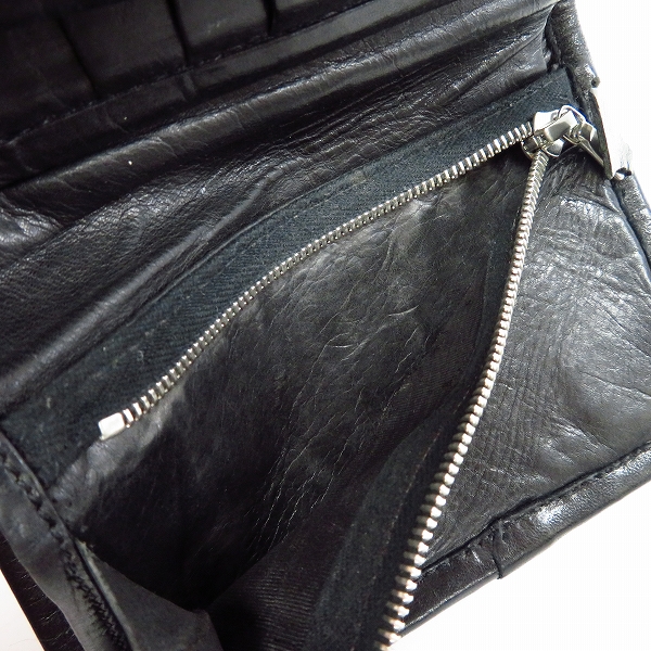 実際に弊社で買取させて頂いた【ギャラ付】BWL/ビルウォールレザー Shark Skin/シャークスキン 3つ折り財布/ウォレット W978 の画像 4枚目