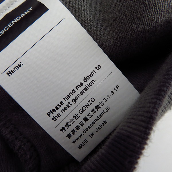 実際に弊社で買取させて頂いた【18SS】DESCENDANT/ディセンダント BAJA TIE DYE HOODED SWEATSHIRT パイル生地パーカー/1の画像 4枚目