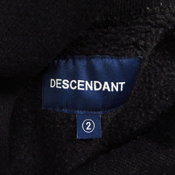 実際に弊社で買取させて頂いたDESCENDANT/ディセンダント ロゴプリント プルオーバーパーカー/2の画像 2枚目