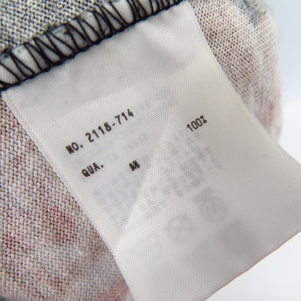 実際に弊社で買取させて頂いたLAD MUSICIAN/ラッドミュージシャン  フラワー/花柄 プリントカットソー の画像 3枚目