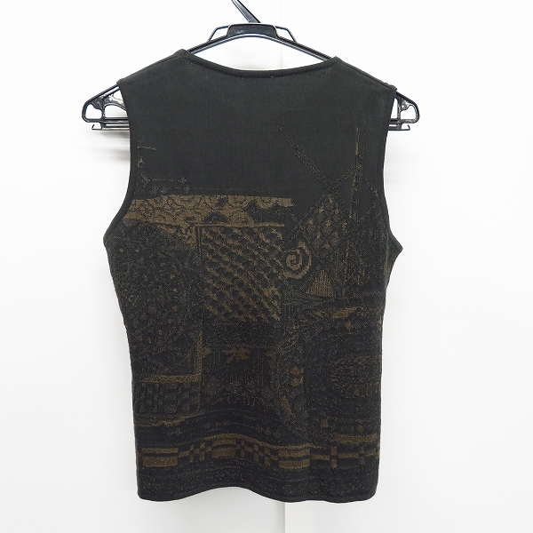 実際に弊社で買取させて頂いたDRIES VAN NOTEN/ドリスヴァンノッテン レーヨン混 ニットベスト/Sの画像 1枚目