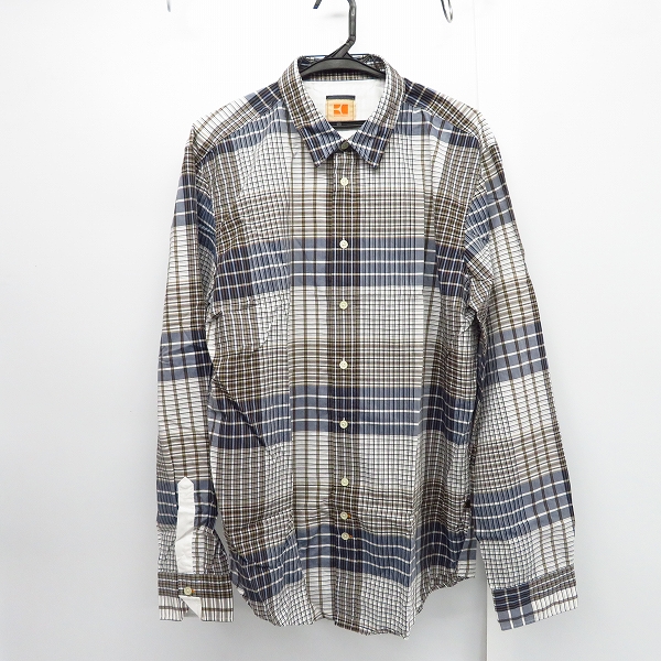 実際に弊社で買取させて頂いたHUGO BOSS/ヒューゴ・ボス BOSS ORANGE チェックシャツ柄 XL