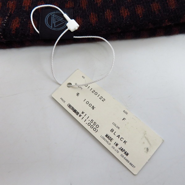 実際に弊社で買取させて頂いた【未使用】FACTOTUM/ファクトタム ジャガードニットスヌーズ 01120122の画像 5枚目