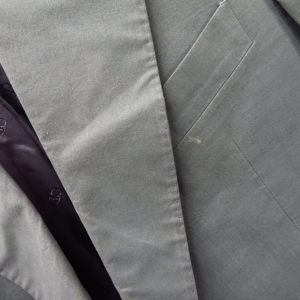 実際に弊社で買取させて頂いたChristian Dior/クリスチャン ディオール 2ボタン コットン テーラードジャケット Size：46の画像 7枚目