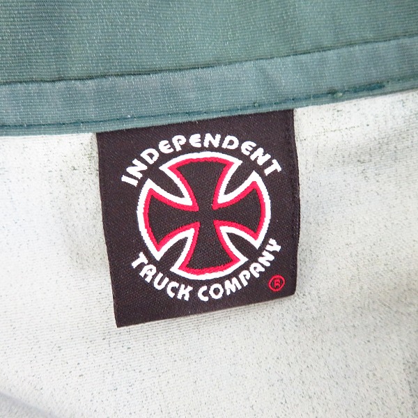 実際に弊社で買取させて頂いたINDEPENDENT/インディペンデント バックロゴ コーチジャケット/XLの画像 2枚目