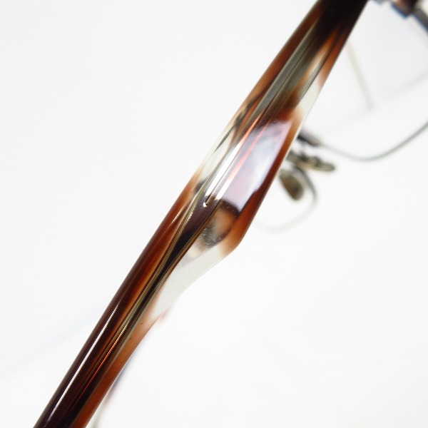 実際に弊社で買取させて頂いた999.9/フォーナインズ 眼鏡/メガネフレーム/アイウェア M-25の画像 6枚目