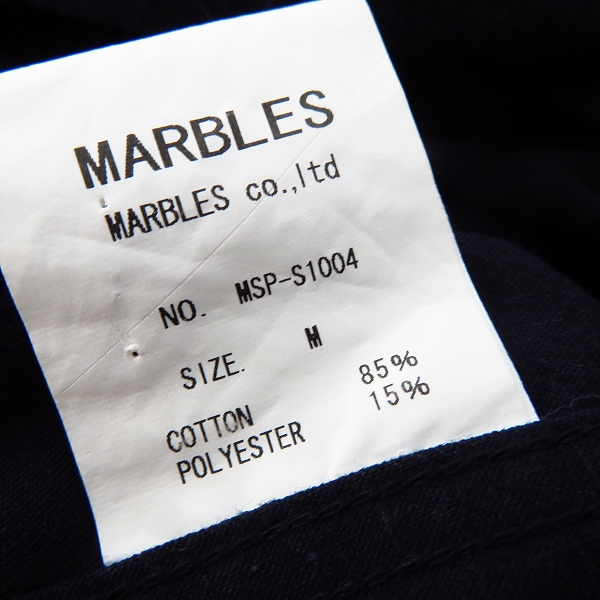 実際に弊社で買取させて頂いたMarbles/マーブルズ ロゴ刺繍/スター刺繍 コーデュロイ切替ウェスタン 長袖/ロングスリーブ シャツ Size：Sの画像 2枚目