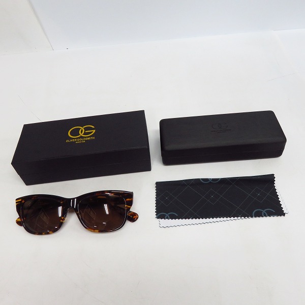 実際に弊社で買取させて頂いたOLIVER GOLDSMITH/オリバーゴールドスミス CONSUL-g サングラス/アイウェアの画像 9枚目