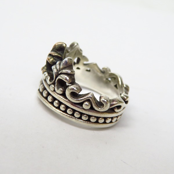 実際に弊社で買取させて頂いたLord Camelot/ロードキャメロット クラウンリング LC-661 14号の画像 2枚目