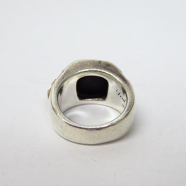 実際に弊社で買取させて頂いたDEAL DESIGN/ディールデザイン カレッジリング オニキス 13号の画像 4枚目