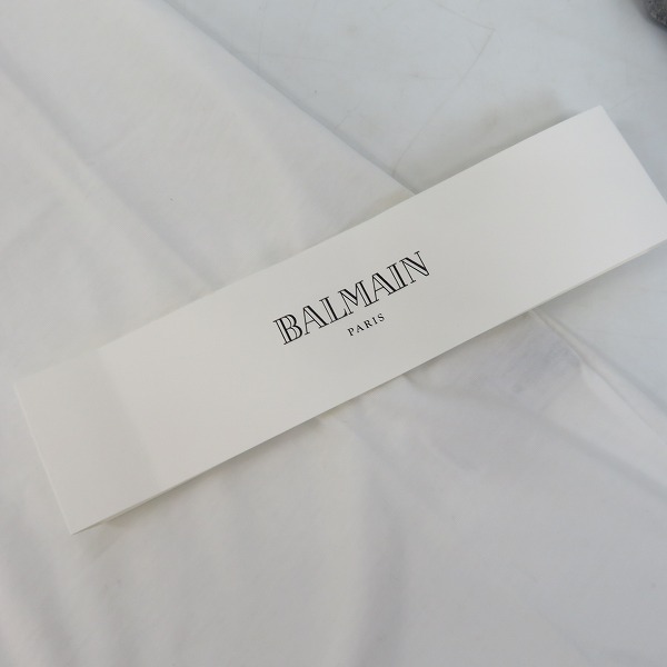 実際に弊社で買取させて頂いた【未使用】BALMAIN/バルマン Tシャツ クルーネック カットソー 3パック J607 C134/XSの画像 7枚目
