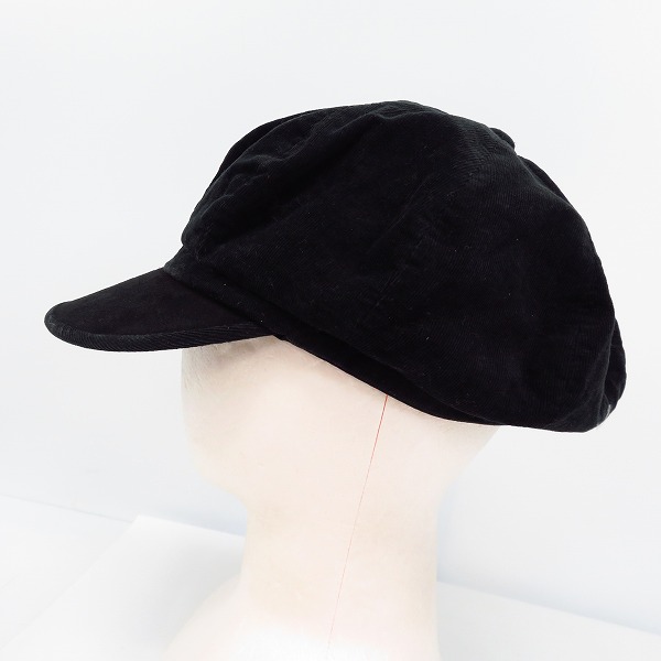 実際に弊社で買取させて頂いたCA4LA/カシラ 日本製 キャスケット ブラック/黒の画像 2枚目