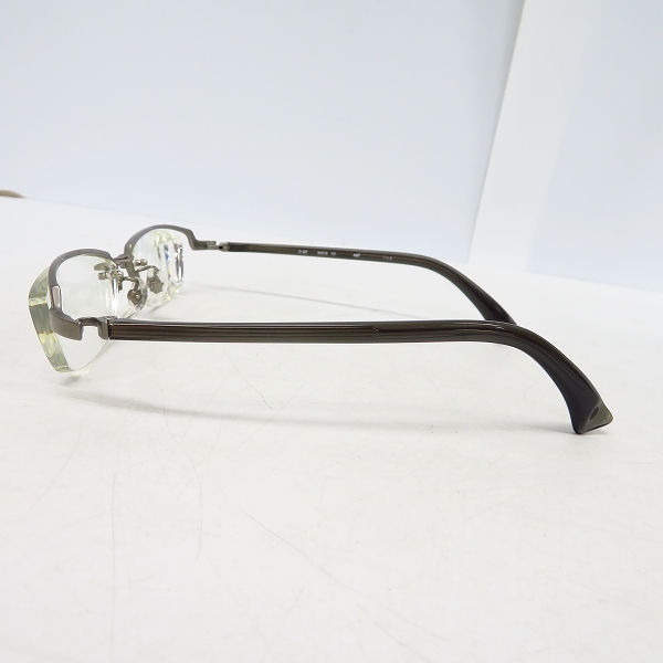 実際に弊社で買取させて頂いた999.9/フォーナインズ ナイロールモデル ハーフリム メガネフレーム O-20Tの画像 2枚目