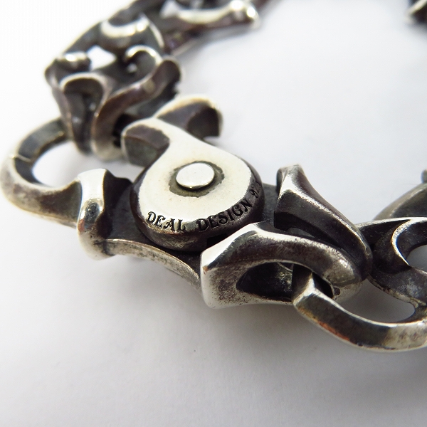 実際に弊社で買取させて頂いたDEAL DESIGN/ディールデザイン レイジングリンク シルバー ブレスレットの画像 4枚目