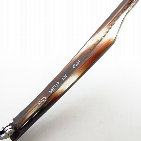 実際に弊社で買取させて頂いた999.9/フォーナインズ 眼鏡/メガネフレーム/アイウェア M-25の画像 4枚目