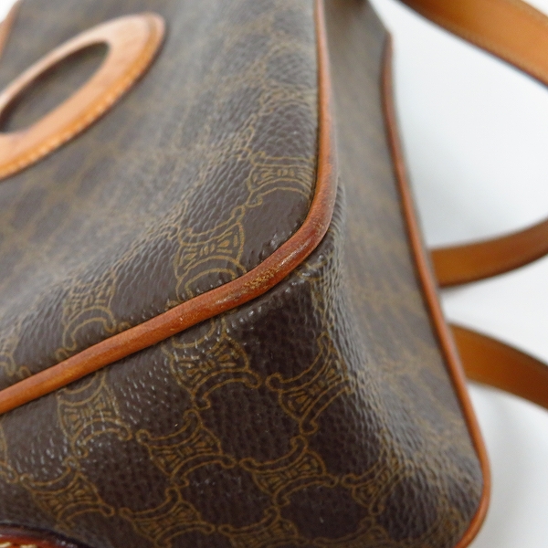 実際に弊社で買取させて頂いたCELINE/セリーヌ マカダム柄 ヴィンテージ ミニショルダー/ミニハンドバッグ 2点セットの画像 8枚目