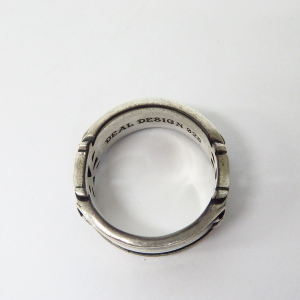 実際に弊社で買取させて頂いたDEAL DESIGN/ディールデザイン ゲートレール リング 21号の画像 4枚目