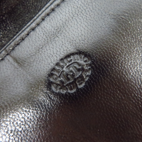 実際に弊社で買取させて頂いたLEATHERS & TREASURES/レザーズアンドトレジャーズ バイカーウォレット フレームスティングレイ/ウォレットコード付きの画像 4枚目