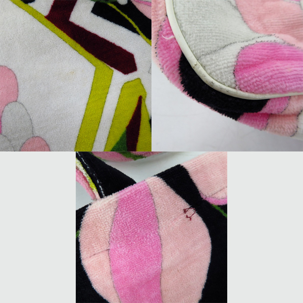 実際に弊社で買取させて頂いたEmilio Pucci/エミリオプッチ 総柄タオル地トートバッグの画像 7枚目