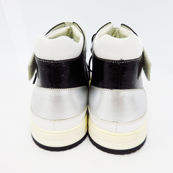 実際に弊社で買取させて頂いたBALLY/バリー BASILY レザー キャンバス切替 ハイカット スニーカー/EU9Eの画像 1枚目