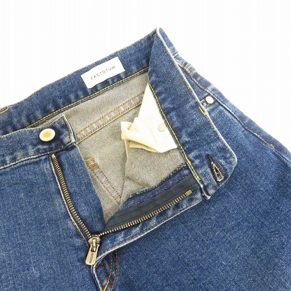 実際に弊社で買取させて頂いた【未使用】FACTOTUM/ファクトタム Eストレッチデニム ストレートパンツ Charles 08043401/29の画像 6枚目