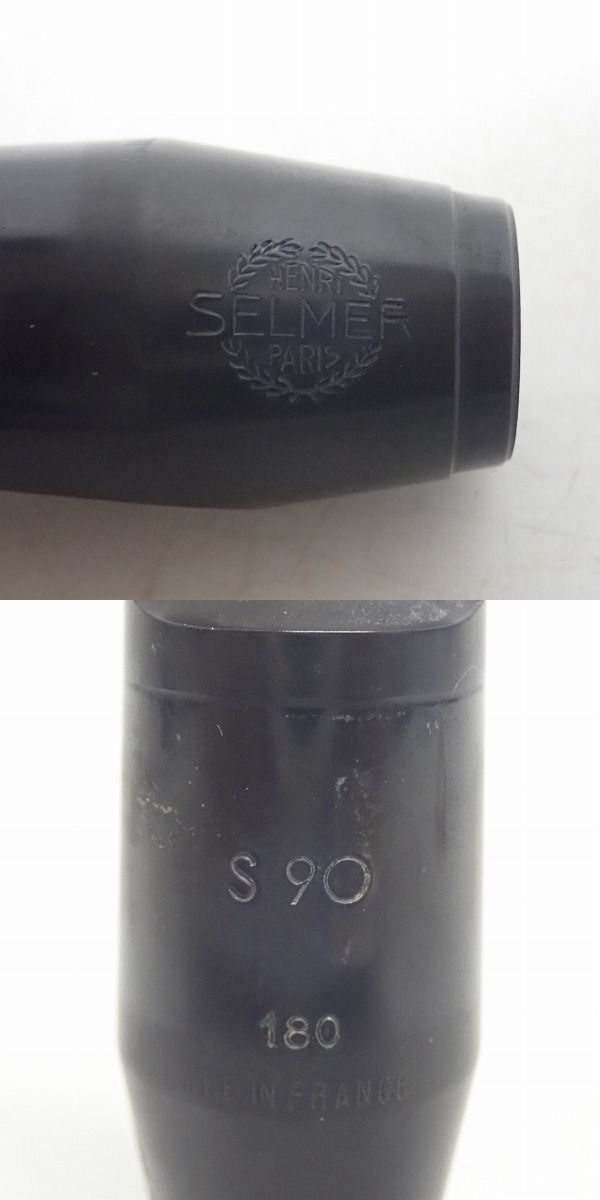 実際に弊社で買取させて頂いたSELMER/セルマー アルトサックス用 マウスピース S90 180 リガチャー付きの画像 3枚目