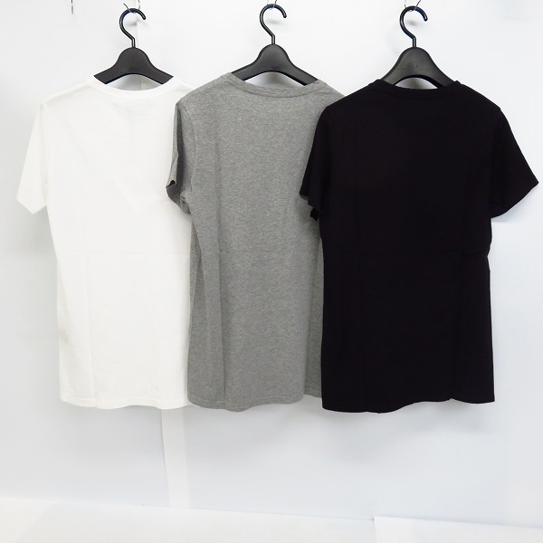 実際に弊社で買取させて頂いた【未使用】BALMAIN/バルマン Tシャツ クルーネック カットソー 3パック J607 C134/XSの画像 1枚目