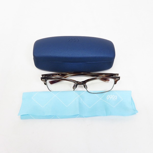 実際に弊社で買取させて頂いた999.9/フォーナインズ 眼鏡/メガネフレーム/アイウェア M-25の画像 7枚目