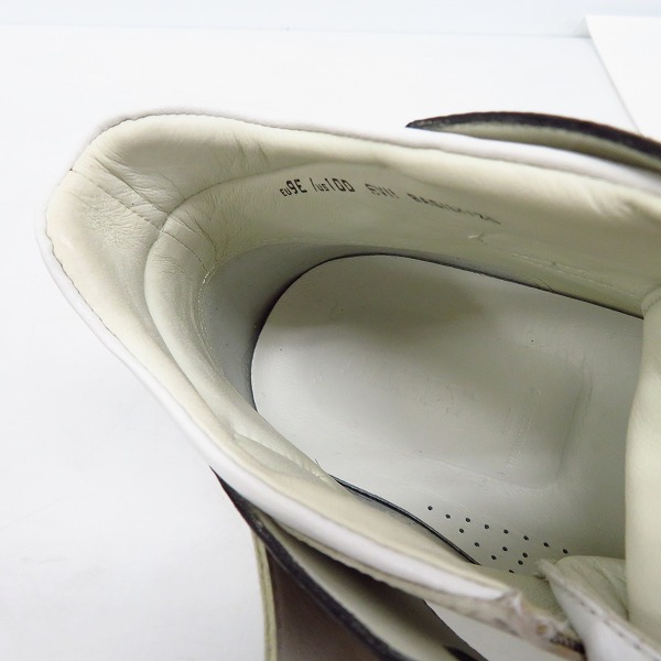 実際に弊社で買取させて頂いたBALLY/バリー BASILY レザー キャンバス切替 ハイカット スニーカー/EU9Eの画像 4枚目