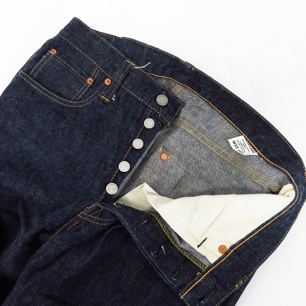 実際に弊社で買取させて頂いたSUGAR CANE/シュガーケーン ボタンフライ デニムパンツ/ジーンズ/SC42009/LOT2009 W32L34の画像 2枚目