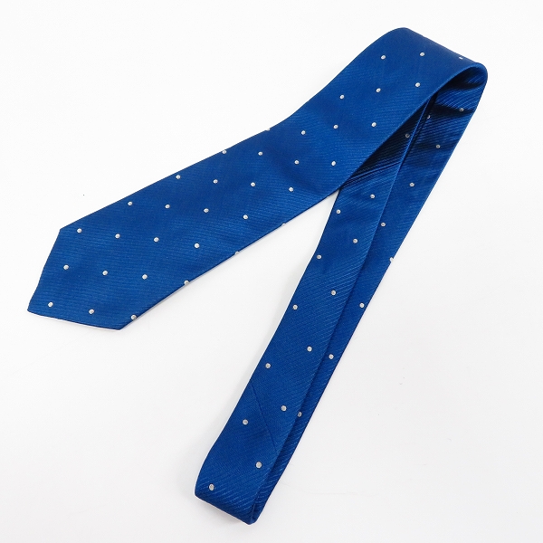 実際に弊社で買取させて頂いたChristian Dior/ディオール 総柄/ドット柄 ネクタイ 2点セットの画像 2枚目