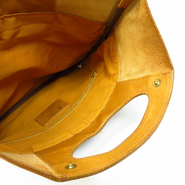 実際に弊社で買取させて頂いたEDIFICE×CLEDRAN/エディフィス×クレドラン 2WAY トート クラッチバック レザー切替の画像 3枚目