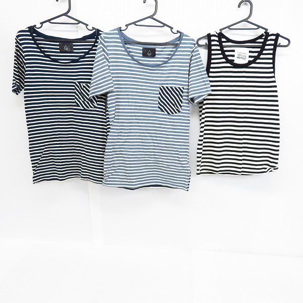 実際に弊社で買取させて頂いたRn/02 complete discovered ボーダー Tシャツ/タンクトップ 3点セット